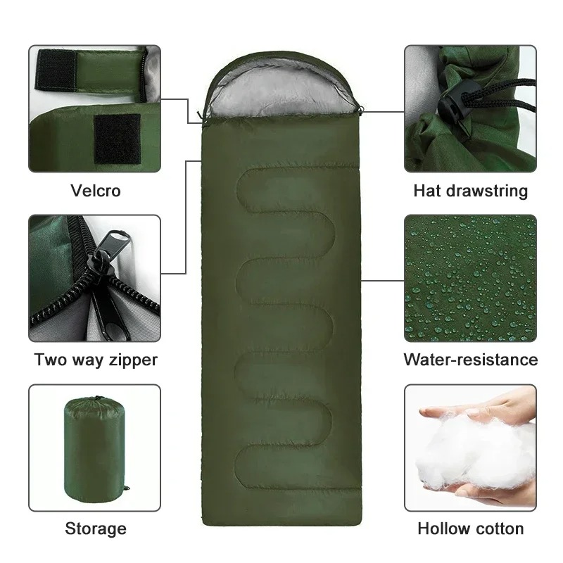 ถุงนอนกันน้ำน้ำหนักเบาพิเศษสำห - Ultralight Sleeping Bag บทวิจารณ์และราคา