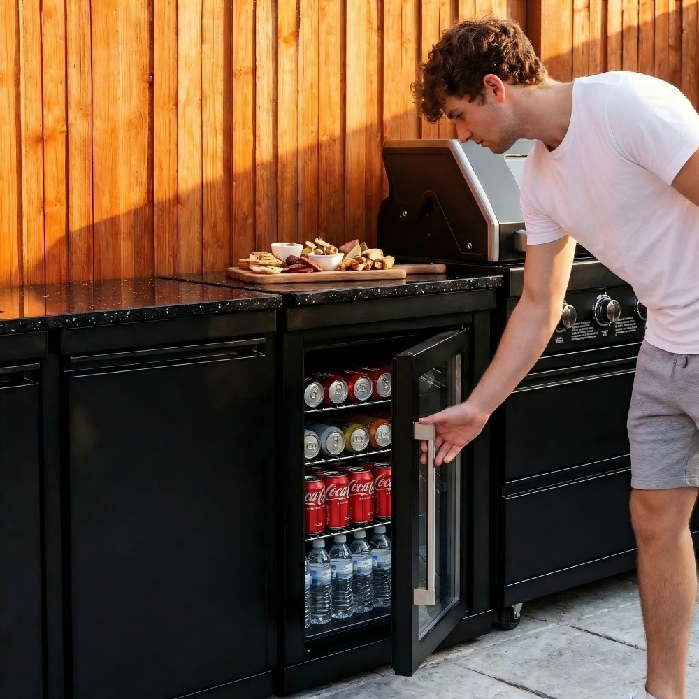 ครัวกลางแจ้งแบบโมดูลาร์คุณภาพพ - Outdoor Camping Kitchen With Sink บทวิจารณ์และราคา