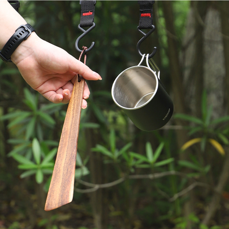 ไม้พายไม้แบบพกพา ทำจากไม้กระถิ - Outdoor Camping Kitchen With Sink บทวิจารณ์และราคา