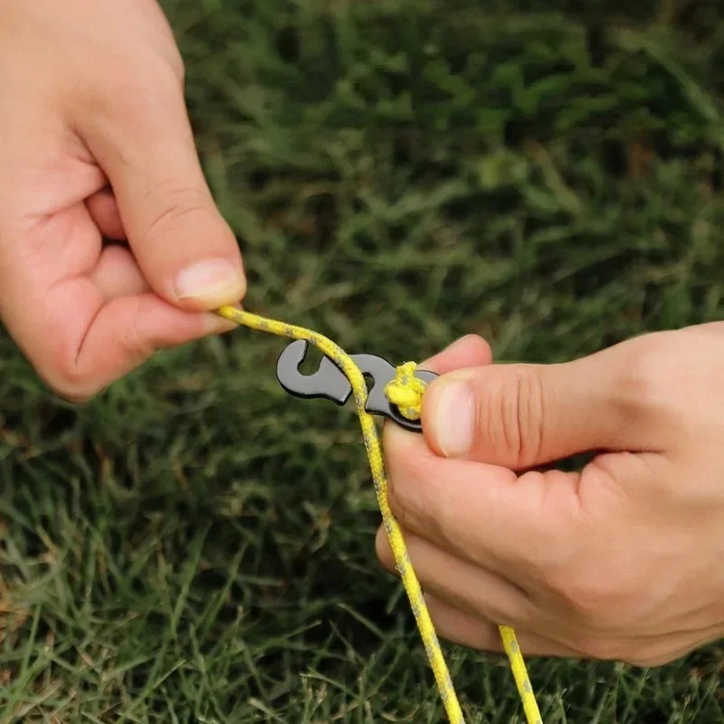ตัวปรับเชือกกันลมรูปตัว S แบบส - Outdoor Camping Extension Cord บทวิจารณ์และราคา