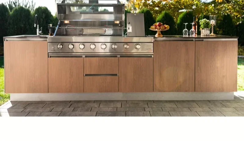 ตู้ครัวกลางแจ้งแบบโมดูลพร้อมอ่ - Outdoor Camping Kitchen With Sink บทวิจารณ์และราคา