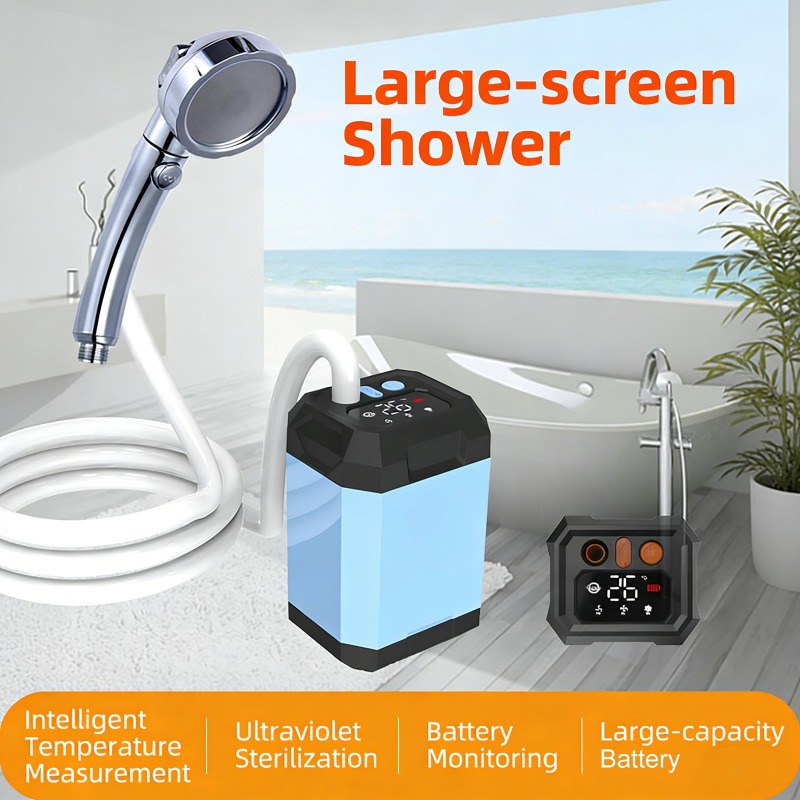 ฝักบัวพกพาสำหรับตั้งแคมป์กลางแ - Outdoor Camping Showers บทวิจารณ์และราคา