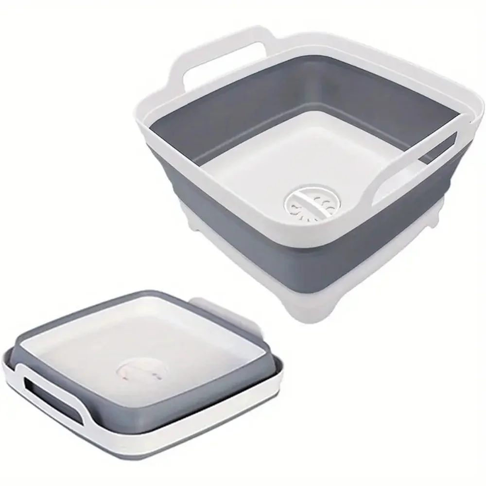 อ่างล้างผักผลไม้แบบพับได้ 1 ชิ - Outdoor Camping Kitchen With Sink บทวิจารณ์และราคา