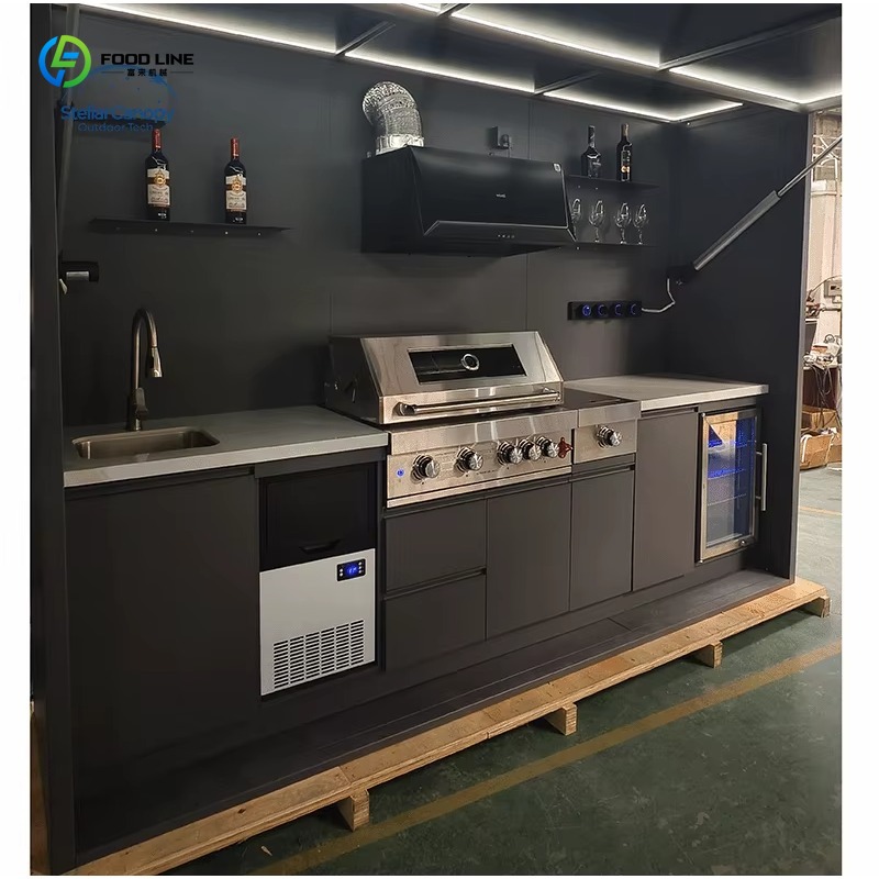 ชุดครัวแคมป์ปิ้งกลางแจ้งแบบปรั - Outdoor Camping Kitchen With Sink บทวิจารณ์และราคา