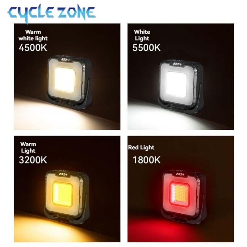 โคมไฟตั้งแคมป์แบบชาร์จไฟได้ 50 - Outdoor Camping Zone บทวิจารณ์และราคา