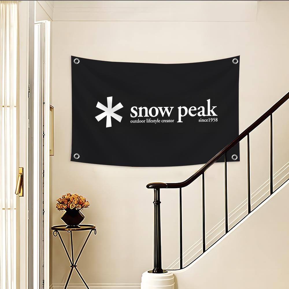 ธงแบรนด์สโนว์ พี-พีค ธงแบบกำหน - Outdoor Camping Brand บทวิจารณ์และราคา