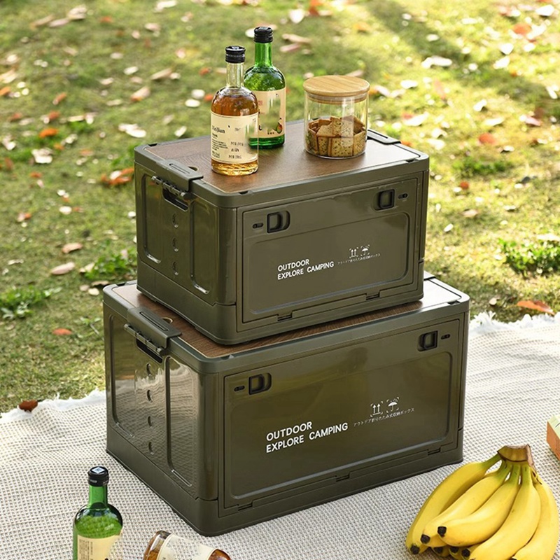 กล่องเก็บของพับได้สำหรับตั้งแค - Outdoor Camping Folding Table บทวิจารณ์และราคา