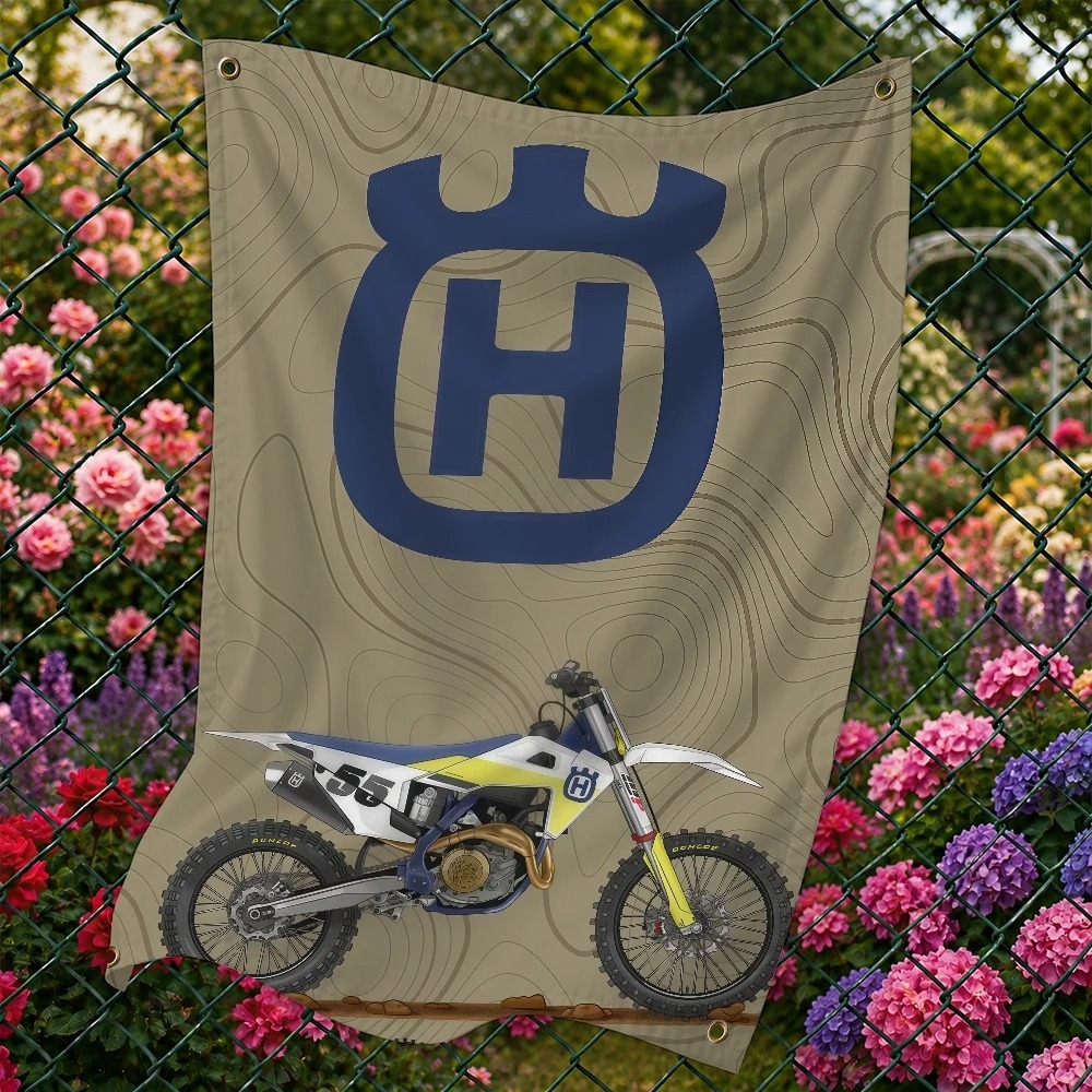 ธงตกแต่งแบรนด์ H-Husqvarna Mot - Outdoor Camping Brand บทวิจารณ์และราคา