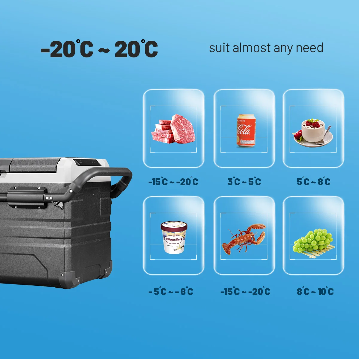 Alpicool TWW45 แบบพกพา AC DC D - Outdoor Camping Zone บทวิจารณ์และราคา