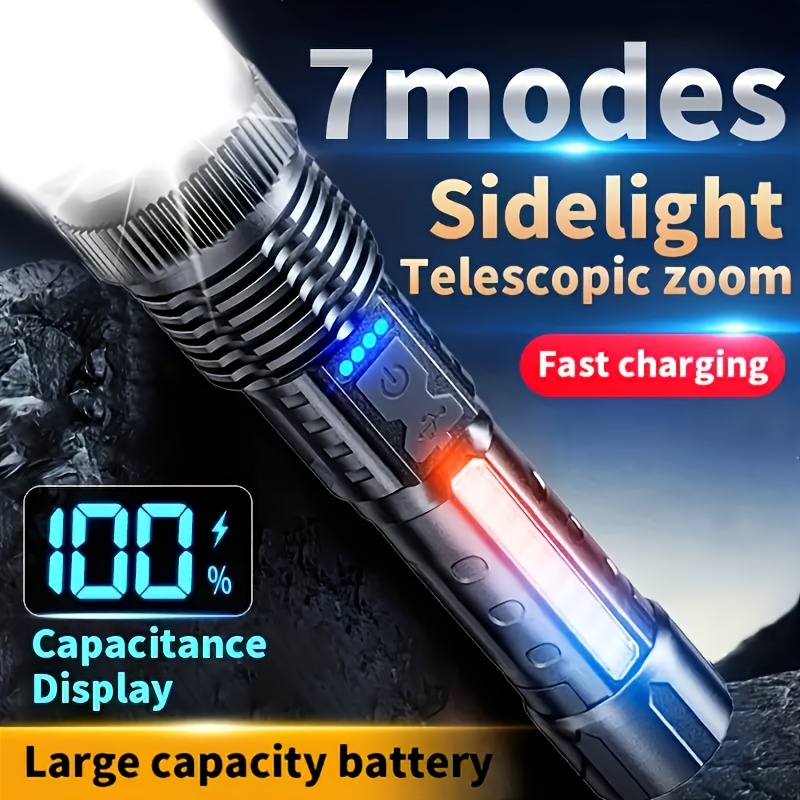 ไฟฉาย LED กำลังสูง พร้อมหน้าจอ - Outdoor Camping And Fishing บทวิจารณ์และราคา