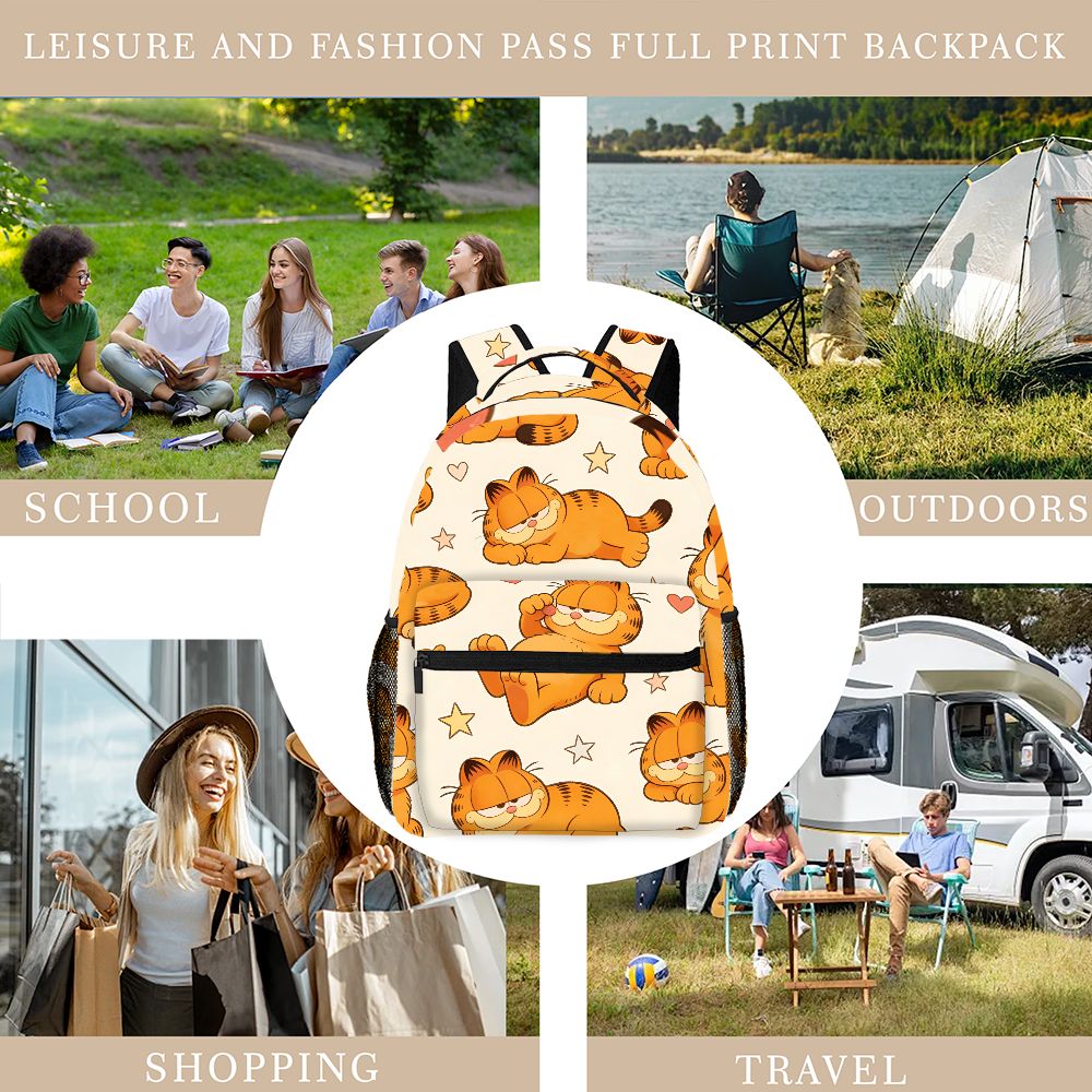 กระเป๋าเป้การ์ฟิลด์ตลกขี้เกียจ - Outdoor Camping Backpack บทวิจารณ์และราคา