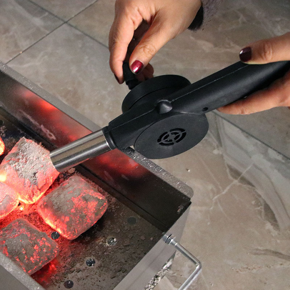 พัดลมเป่าลมแบบมือหมุน 3 ชิ้น ส - Outdoor Camping Fireplace บทวิจารณ์และราคา