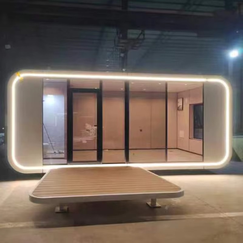บ้านคอนเทนเนอร์เหล็กทรงแคปซูลข - Outdoor Camping House บทวิจารณ์และราคา