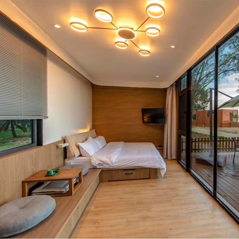 บ้านคอนเทนเนอร์เหล็กทรงแคปซูลข - Outdoor Camping House บทวิจารณ์และราคา