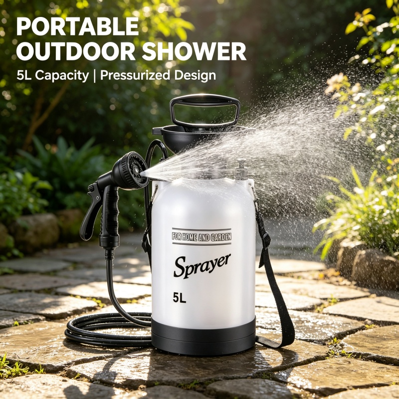 ขวดสเปรย์ฉีดน้ำแบบพกพา 5 ลิตร  - Outdoor Camping Showers บทวิจารณ์และราคา